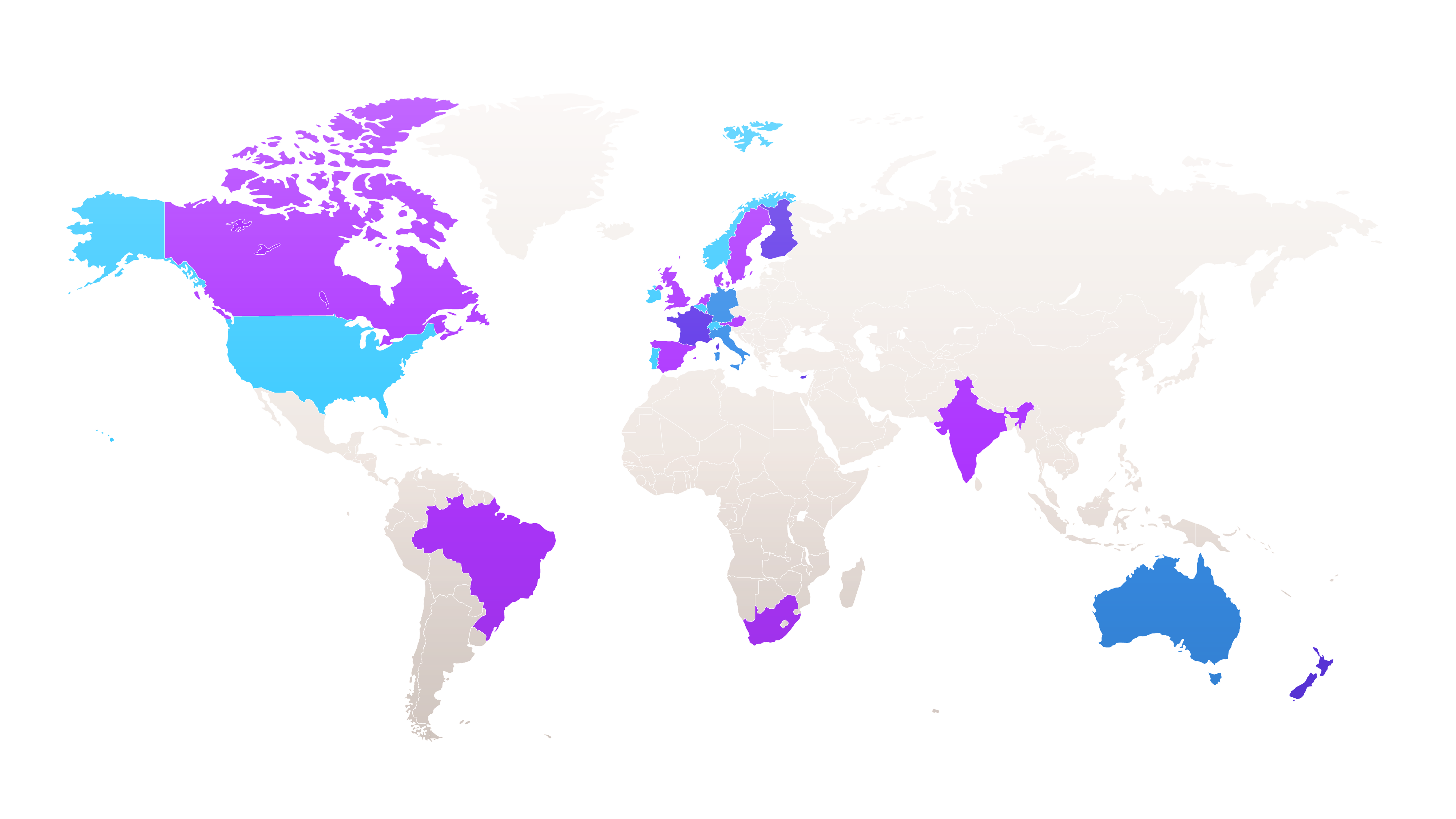 Office locations map