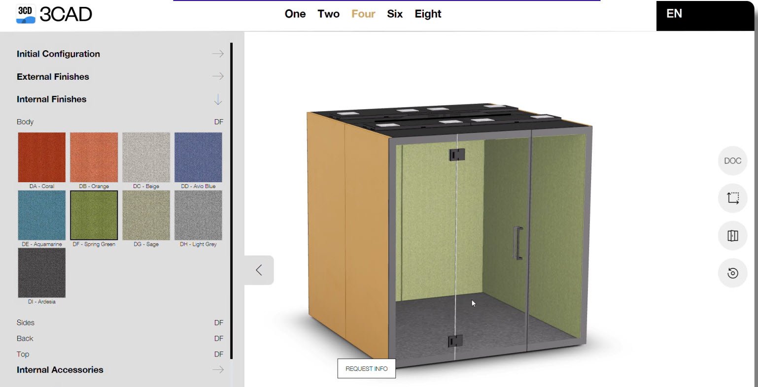 3CAD customer UI and best practice example - Alea