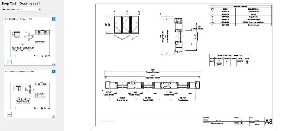 Drawing module interface.